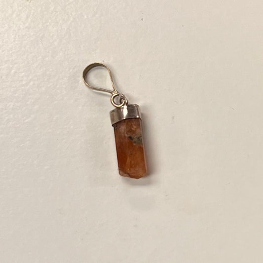 Hessonite Garnet Pendant