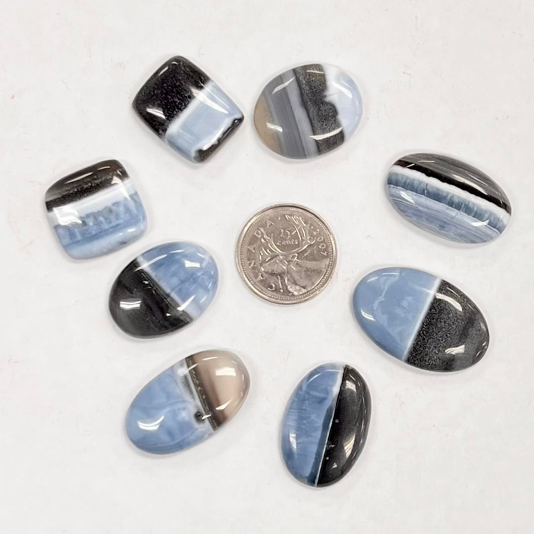 Blue Opal Cabochons