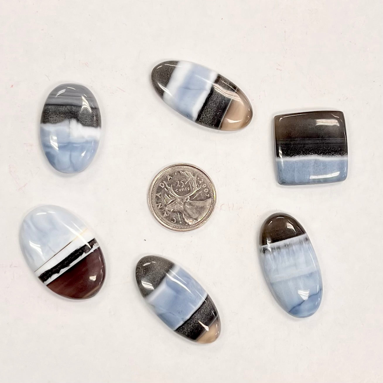 Blue Opal Cabochons