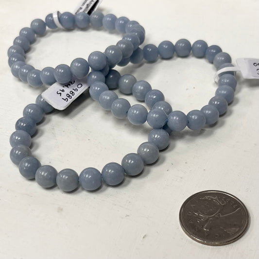 Angelite 8 mm Bracelet