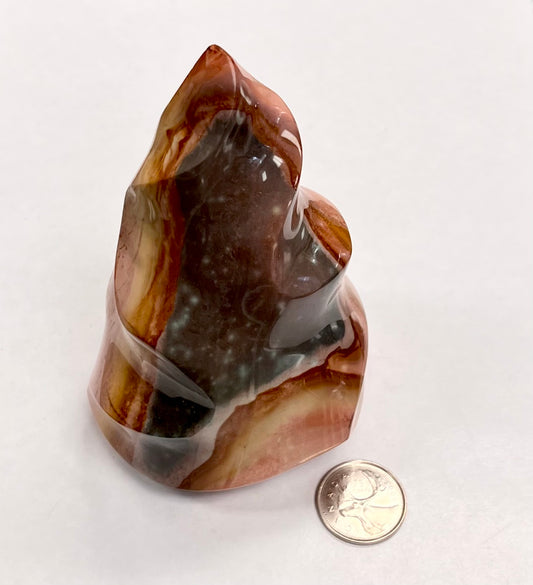 5" Polychrome Jasper Flame