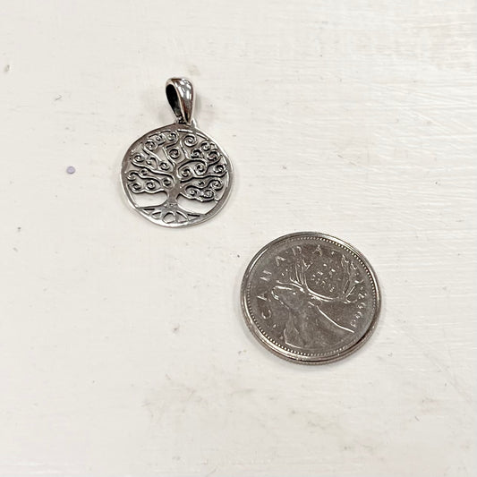 20mm Silver Tree of Life Pendant