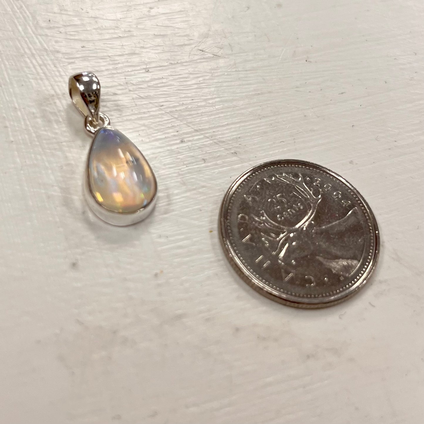 Silver Ethiopian Opal Pendants