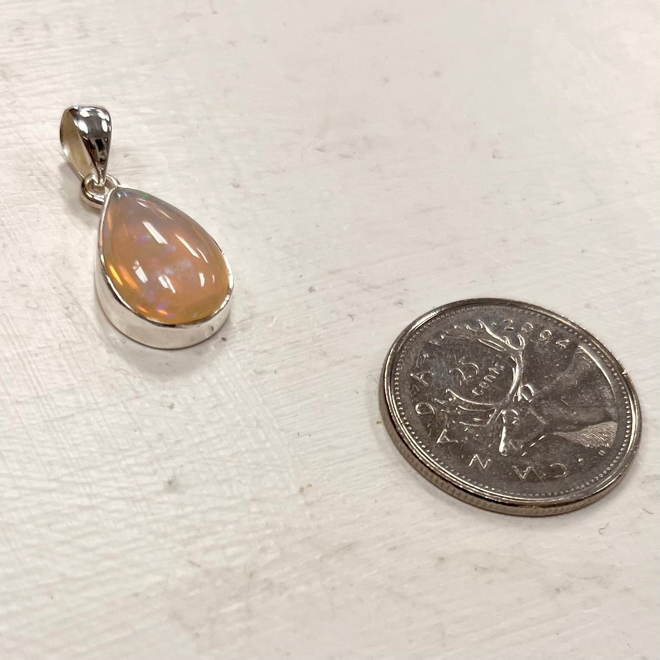 Silver Ethiopian Opal Pendants
