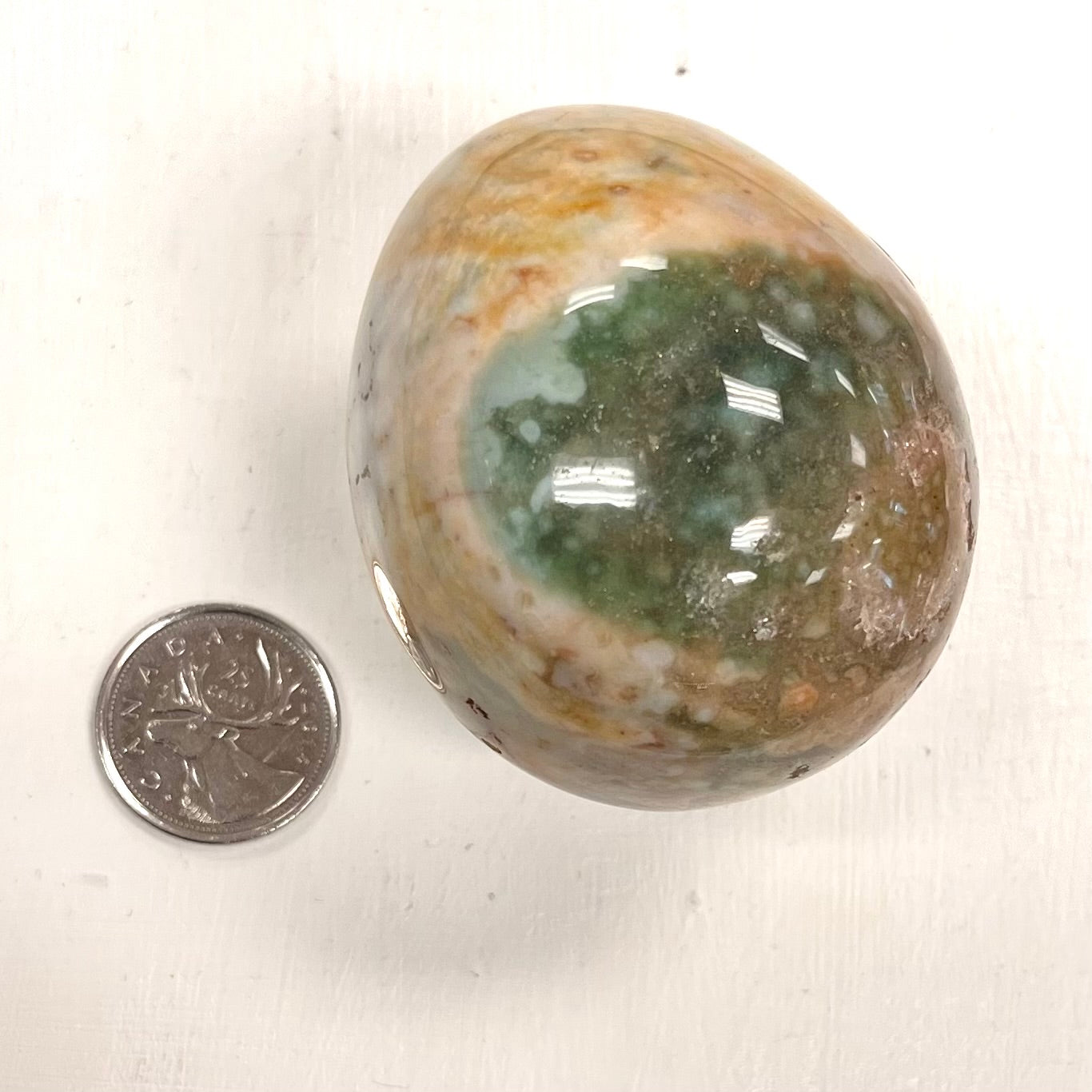 Spherical "Egg" Ocean Jasper