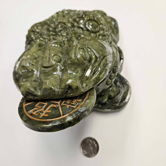 Jade  Lucky Money Frog