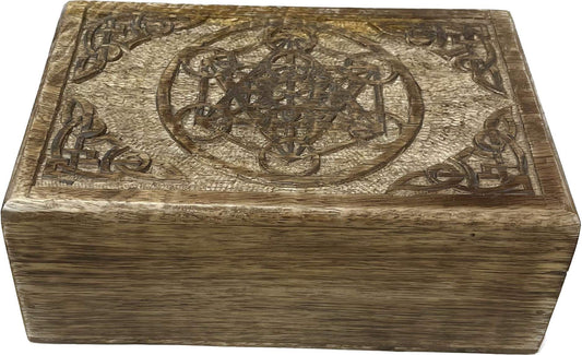 Mango Wood Carved Boxes