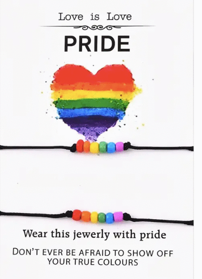 Two Pack Simple Pride Bead Bracelet