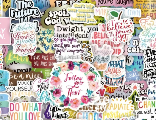 Positive Quote Stickers