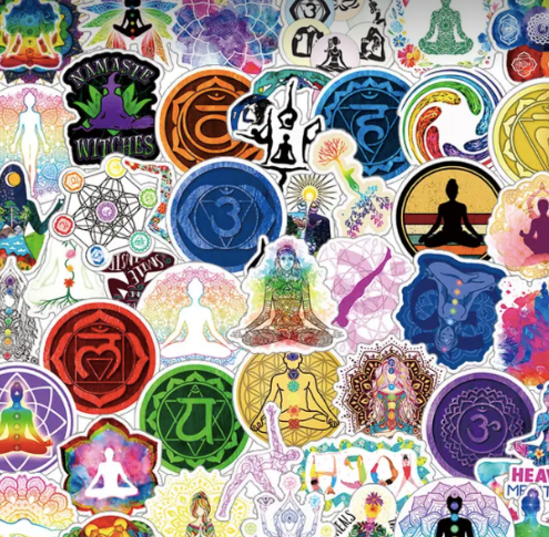 Yoga Inspired Stickers