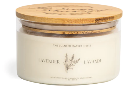 Pure Lavender Soy Wax Candle 14 oz