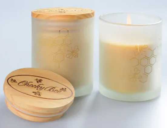 Frosted Bee Glassware
