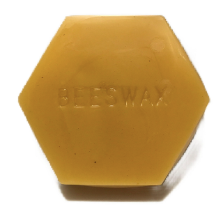1lb – Bulk Beeswax Block – Gold