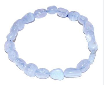 Blue Lace Agate Chipstone/Nugget Bracelet
