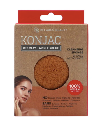 Red Clay Konjac Cleansing Sponge