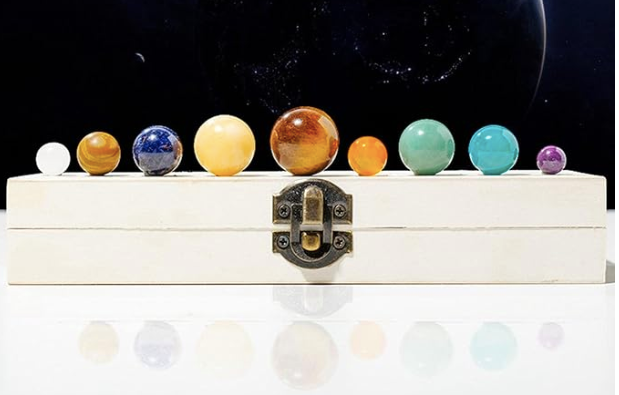 9 Planets,Natural Gemstone Set