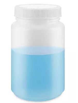 Round Wide-Mouth Plastic Jar 8oz