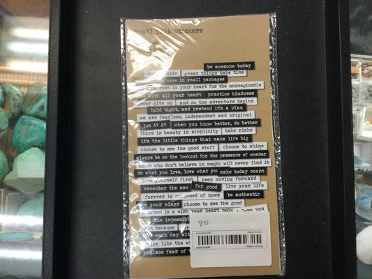 Small Quote stickers