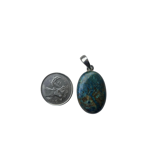 Oval Shattuckite Pendant