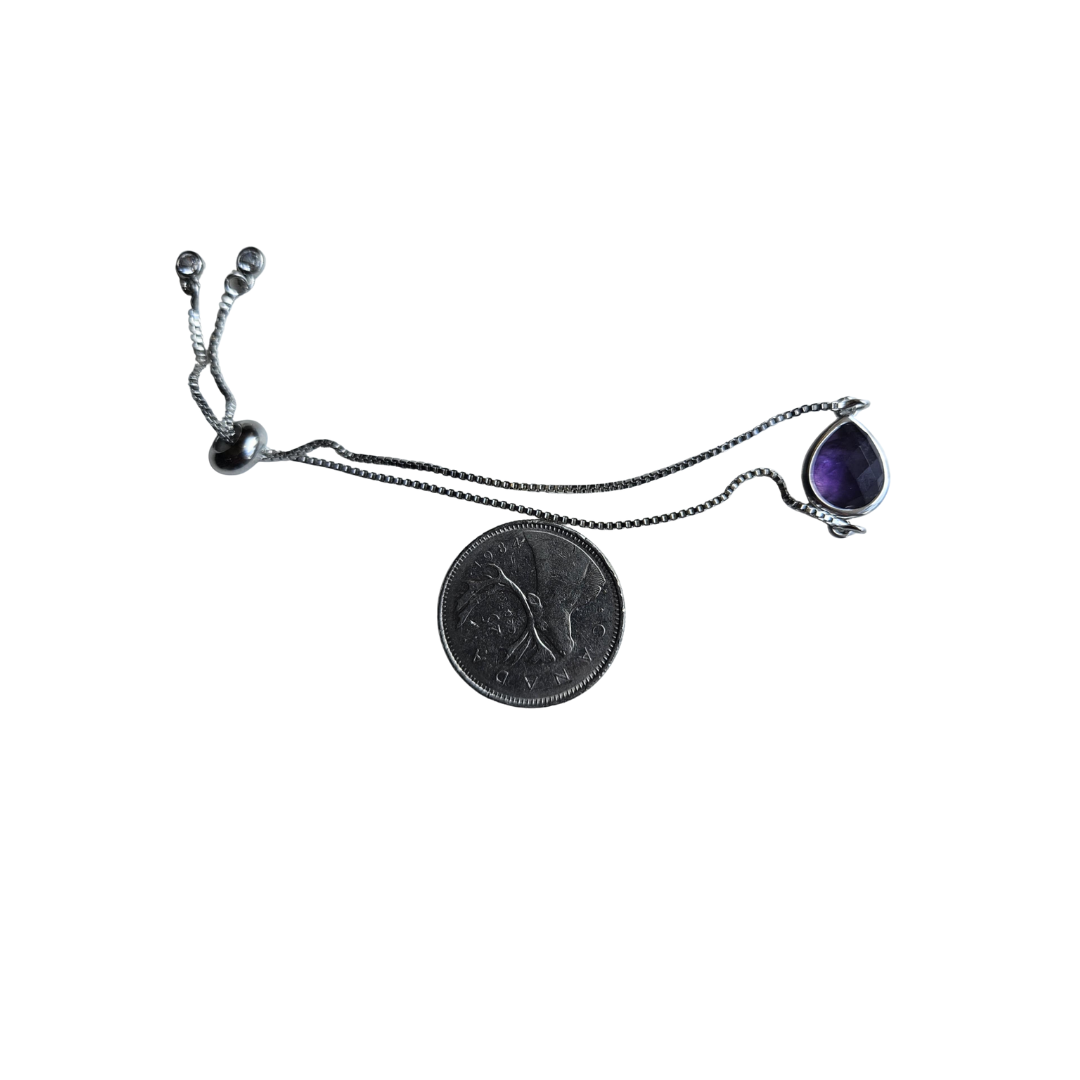 Adjustable Bracelet, Various Crystals