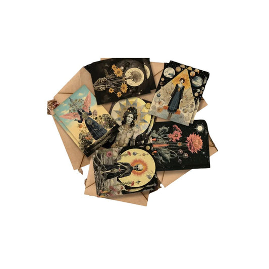 Vintage Collage-Style Greeting card