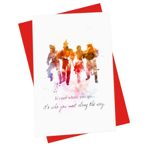 It's Not Where You Go....It's Who You Meet Along The Way Greeting Card