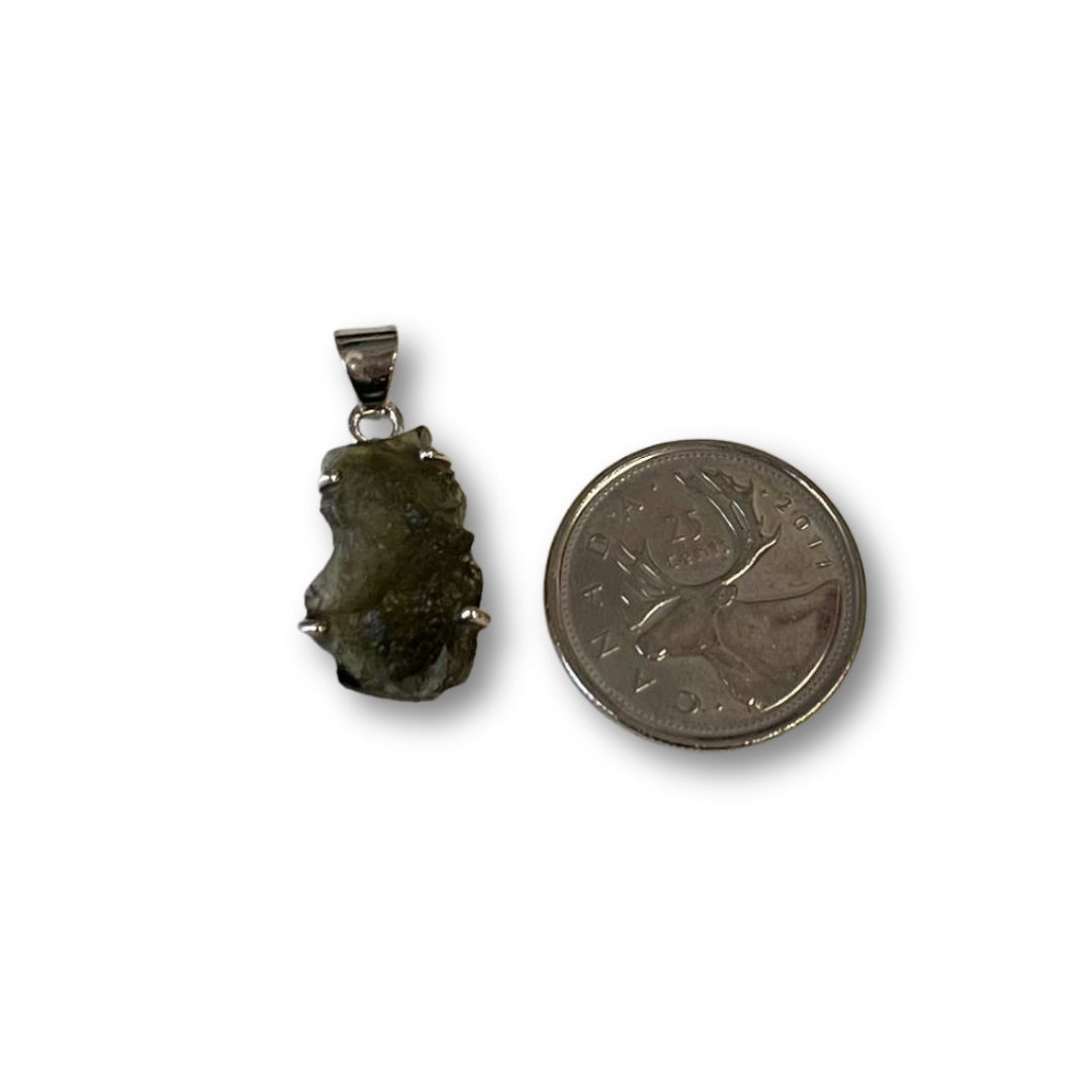Rough Moldavite Pendants Grade A+