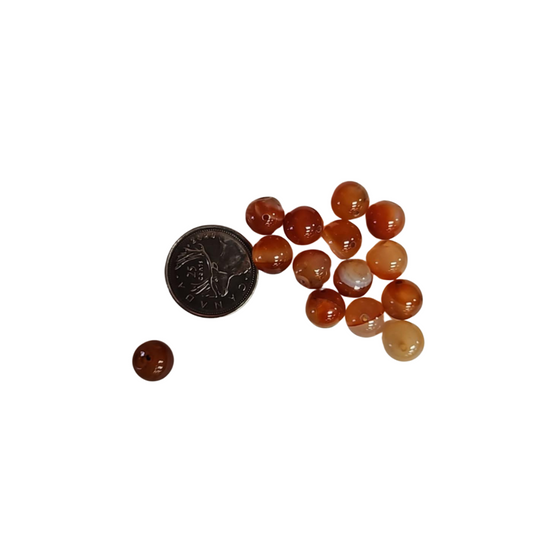 8mm Carnelian Beads