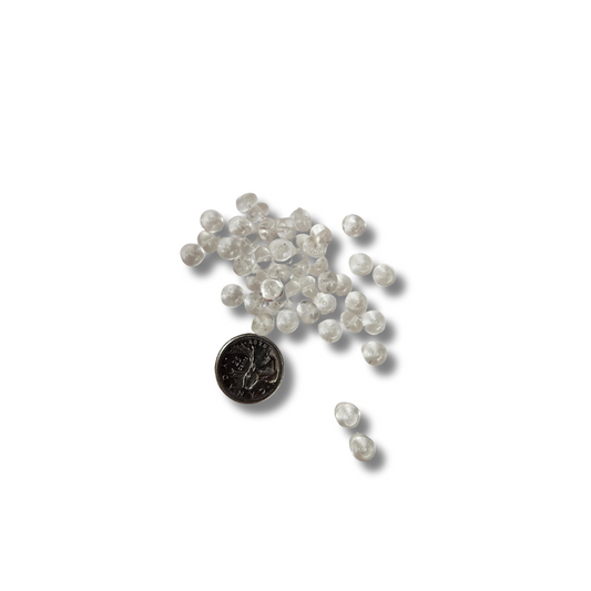Clear Quartz Rondelle Bead