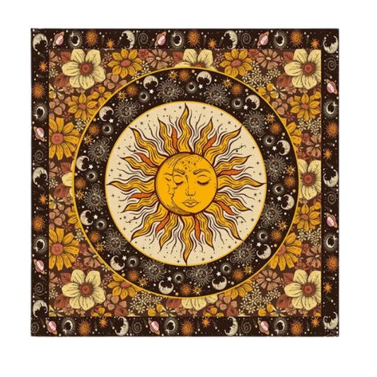 Altar Cloth,Sun God & 12 Zodiac Signs