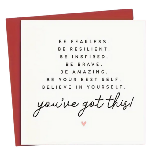 You’ve got this!