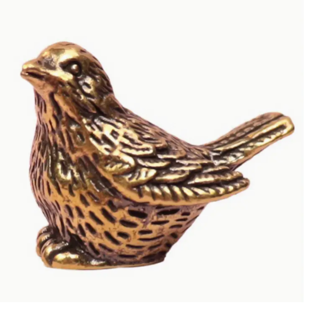 Brass Bird Figurine