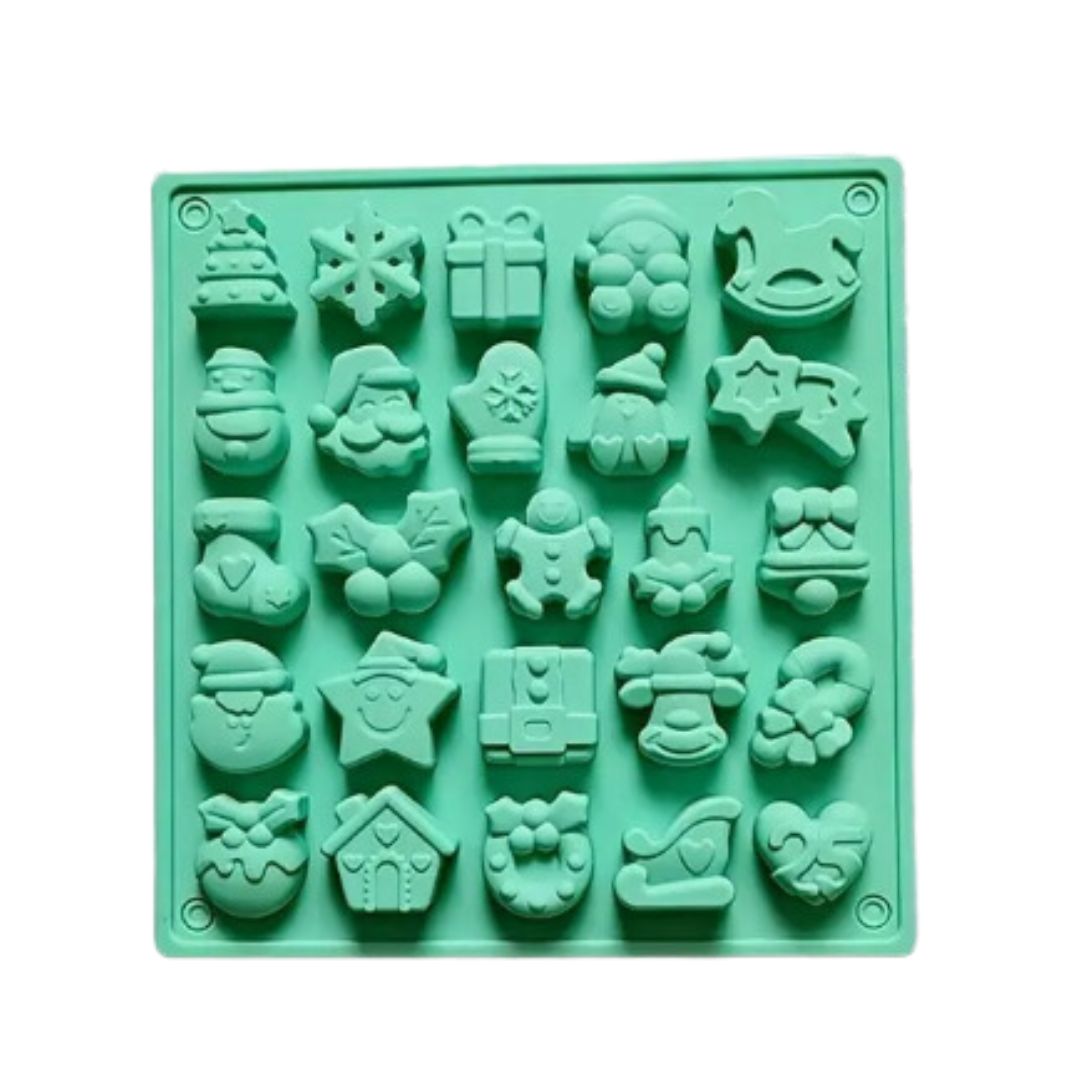 Mini Soap Mold, Christmas Motifs