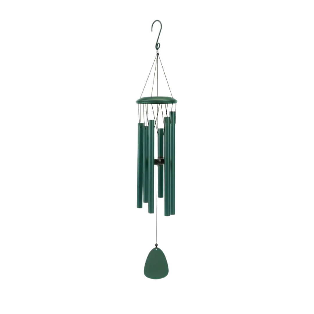 Green Metal Wind Chimes
