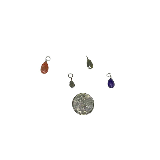 Assorted Crystals Wired Pendants