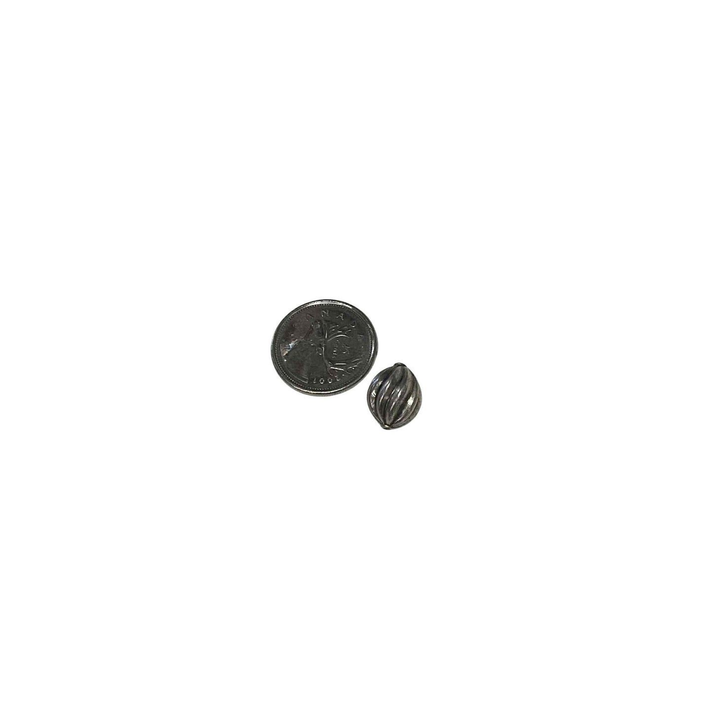 Metal Textured Bead