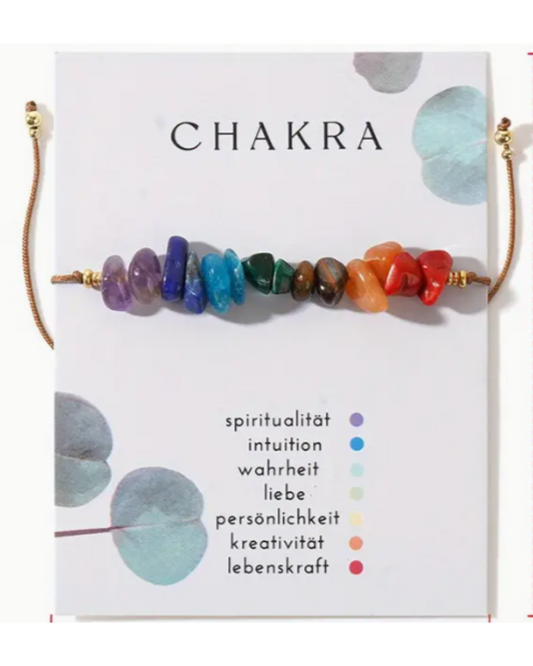 Chakra Chipstone Bracelet