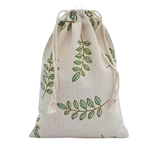 Bag With Herb Motif