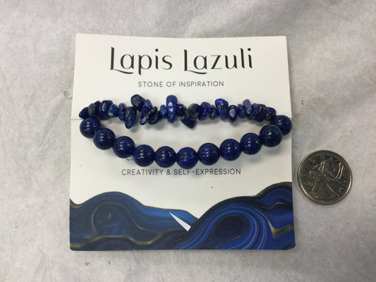 Lapis Lazuli Double Bracelet Set