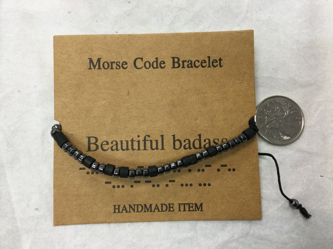 Morse Code Bracelet - Beautiful Bada**