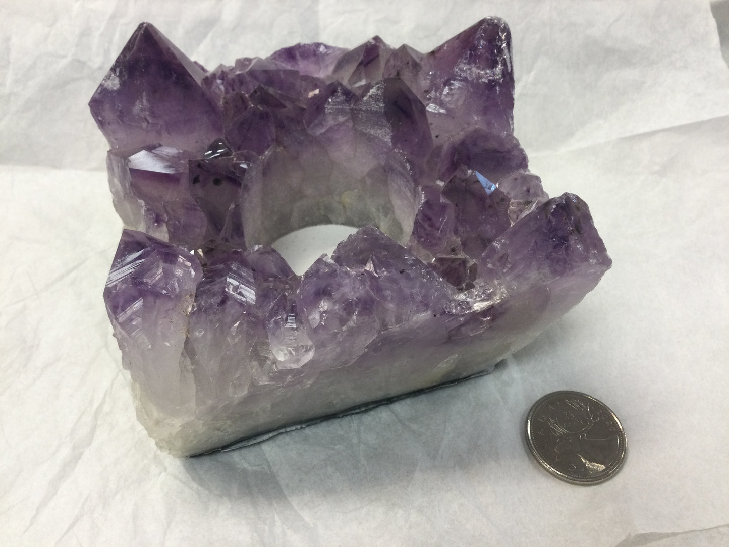 Amethyst Candle Holder