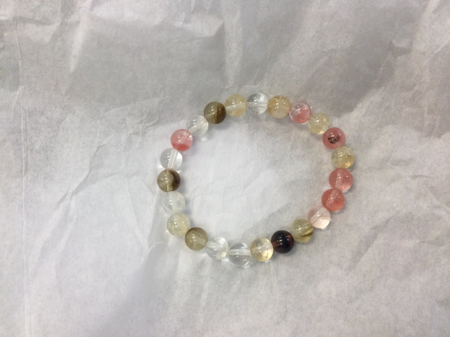 Cherry Quartz Bracelet 8mm