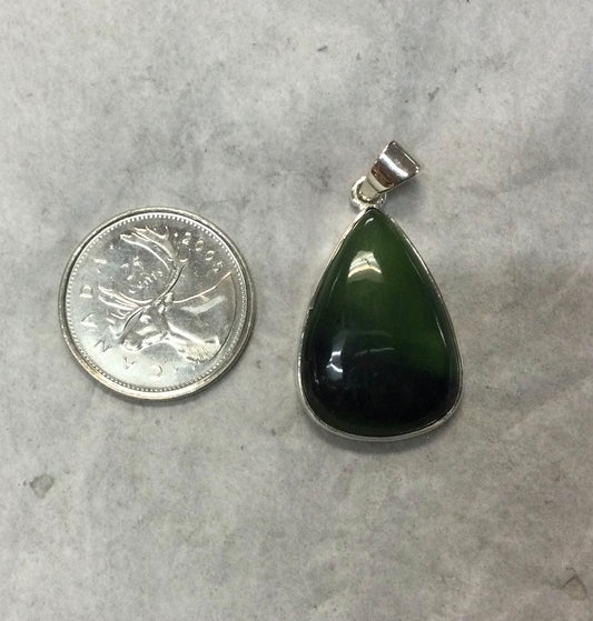 Jade Teardrop Pendant