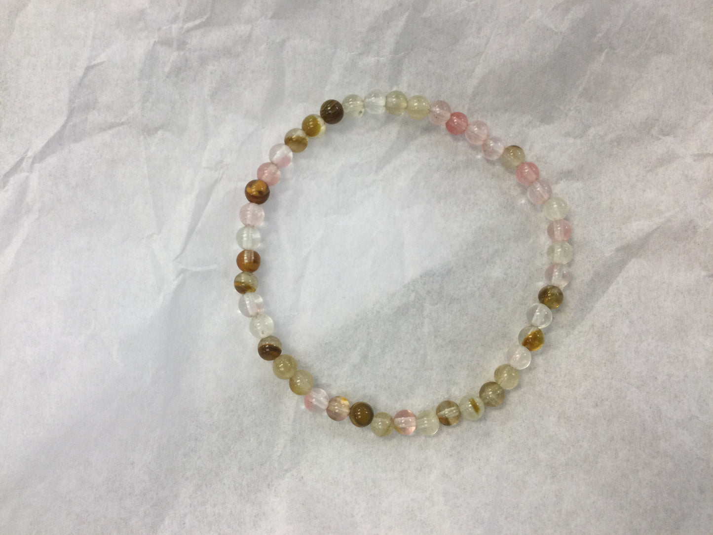 Cherry Quartz Bracelet 4mm