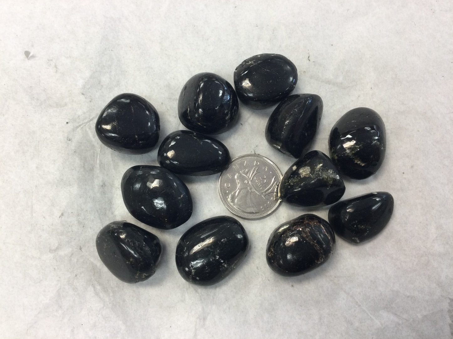 Black Tourmaline, Tumbled, Large