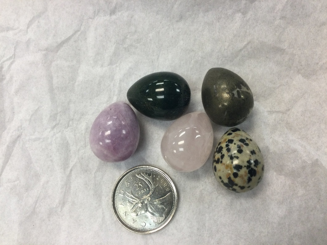 Assorted Small Crystal Eggs