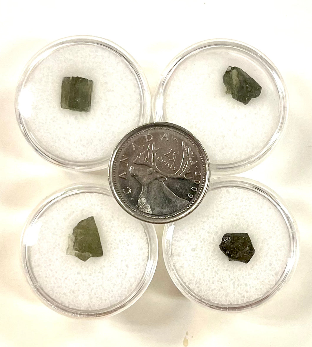 Small Rough Moldavite (Specimen Pieces)