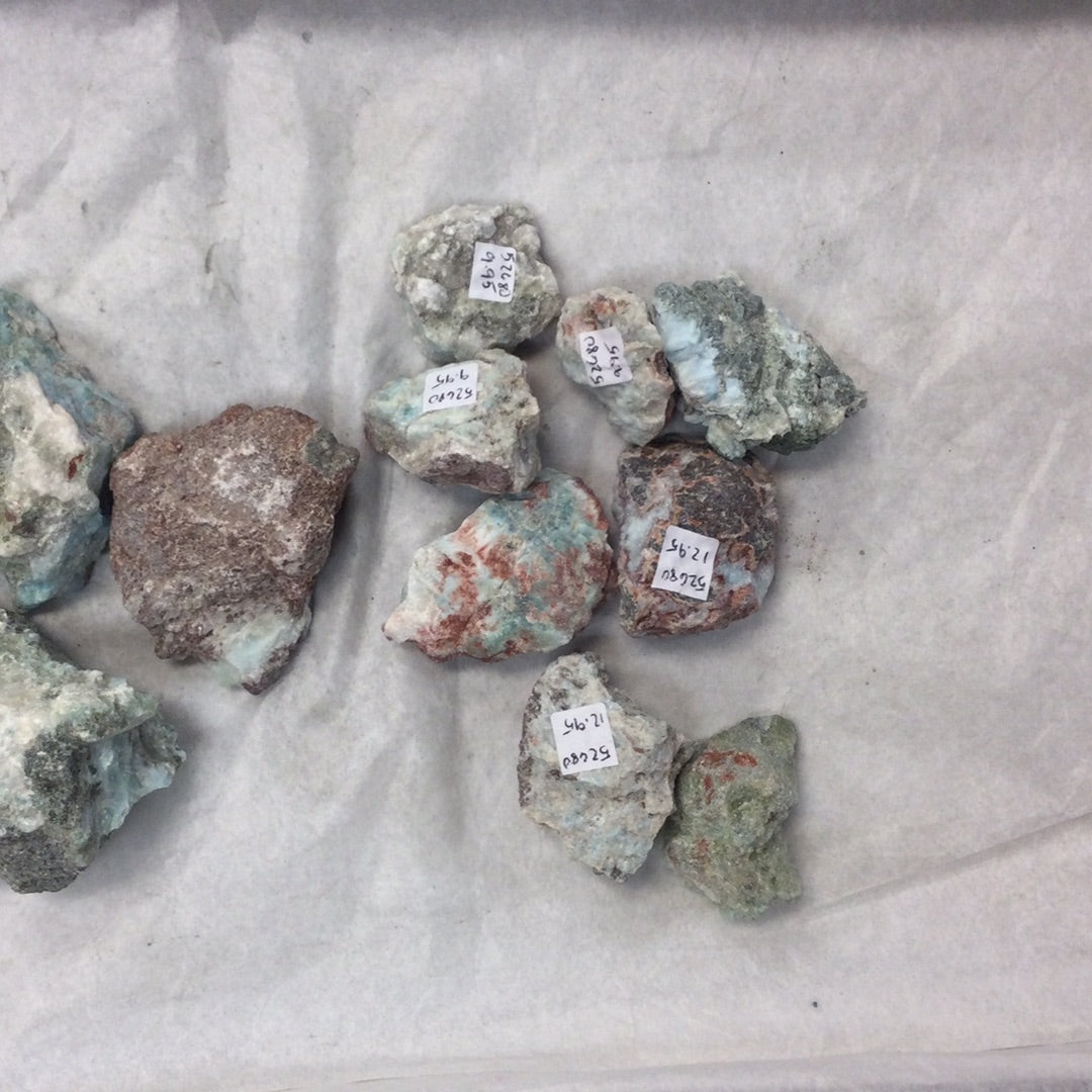 Rough Larimar Chunks