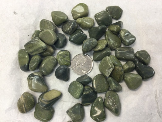 Tumbled Green Jasper