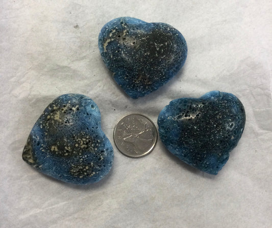 Ice Blue Galcierite Blue Heart